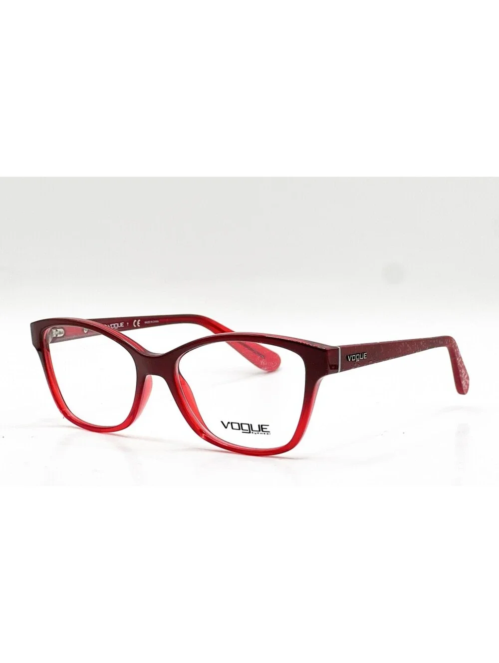 Vogue VO 2998 2348 Red Brick Gradient Fire Red Authentic Eyeglass Frames 52-16